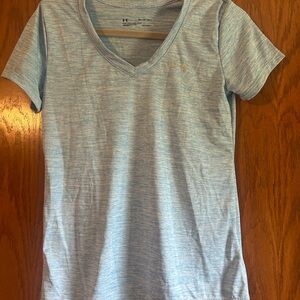 Under Armour Light Blue HeatGear Shirt